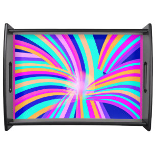 Unique Pattern Art Design Serving Tray
