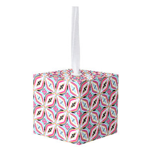 Unique Pattern Design Cube Ornament