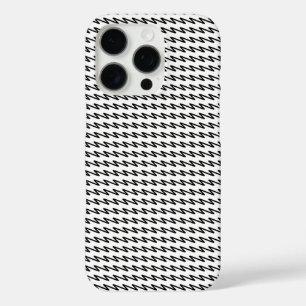 Unique Pattern Design in Black and White iPhone 16 Pro Case
