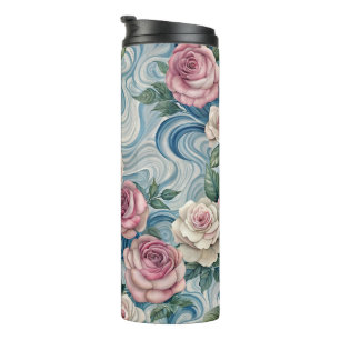 unique pattern design thermal tumbler