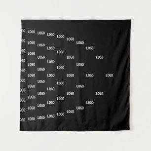 Unique Pattern Featuring Your Logo/Uploaded Image Tapestry