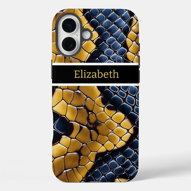 Unique patterns of a vibrant poisonous snake skin Case-Mate iPhone case (Back)