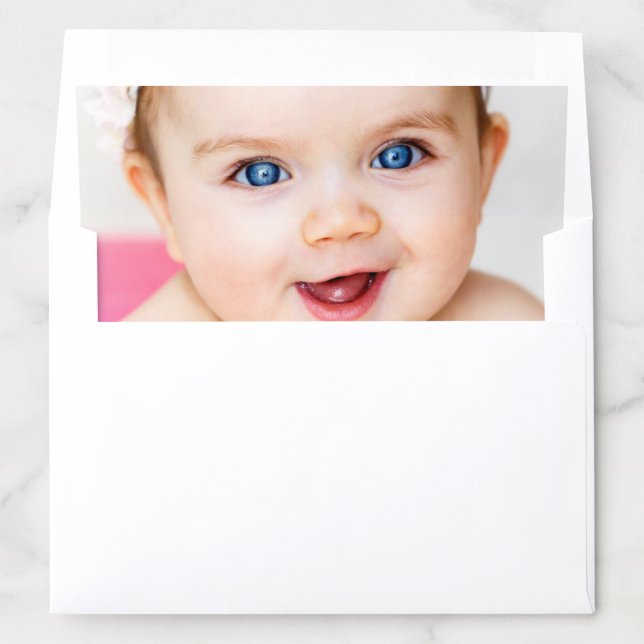 Unique Personalized Add Photo Or Art Envelope Liner (In Envelope)