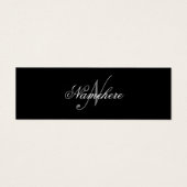 Unique Personalized Black and White Name Monogram (Front)