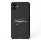 Unique Personalized Black and White Name Monogram