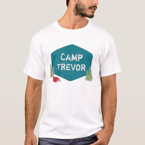 Unique Personalized Camp Name Birthday Party T_Shirt