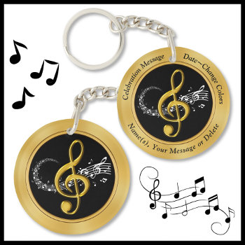 Unique Personalized  Cheap Gifts For Musicians   Keychain by LittleLindaPinda at Zazzle