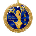 Unique Personalized Cheerleader Christmas Ornament