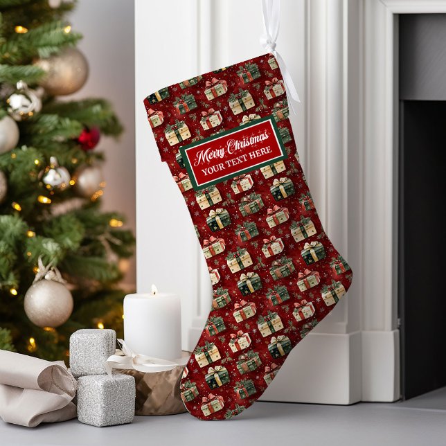 Unique Personalized Christmas Stocking Watercolor (Unique Personalized Christmas Stocking Watercolor)