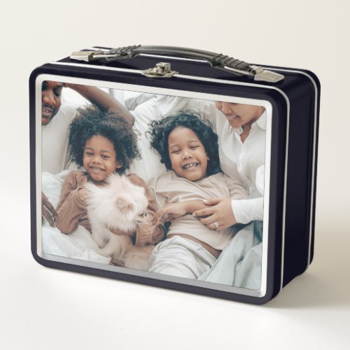 Unique personalized custom metal lunch box