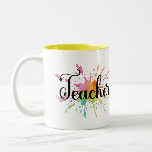 Unique Personalized Gifts for the outflank Teacher Two_Tone Coffee Mug