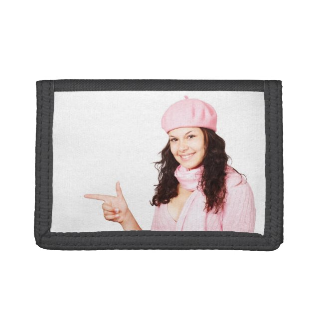 Unique Personalized Make It Yourself Tri-fold Wallet (Front)