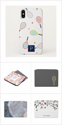 Unique Personalized Monogram iPad and Phone Cases