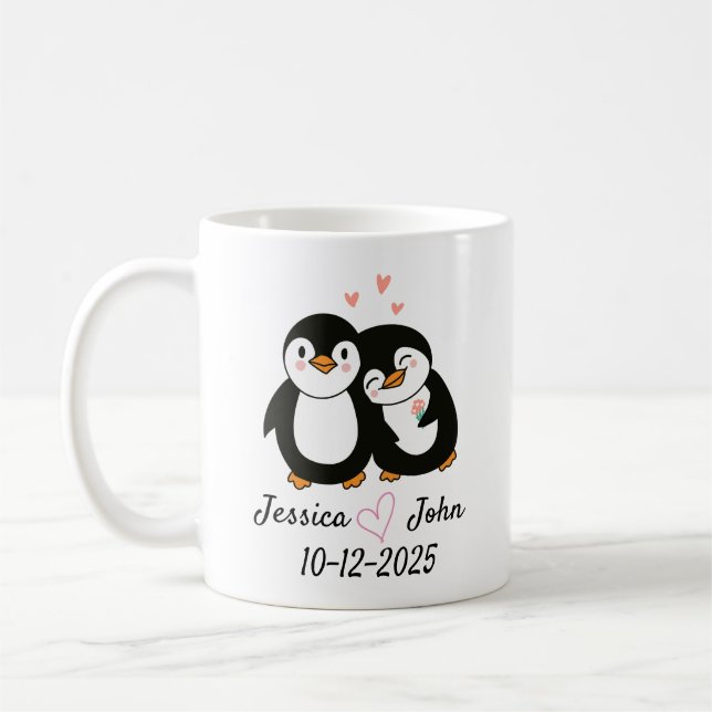 Unique Personalized Mug | Custom Text & Image Coff (Left)
