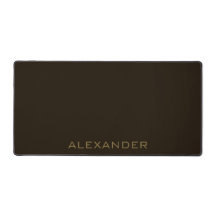 Unique personalized name brown &black