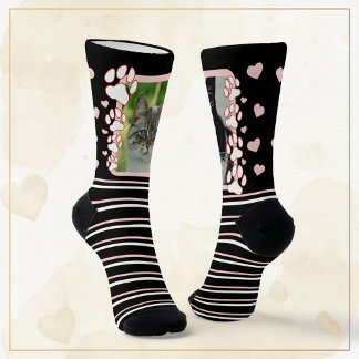 Unique Personalized Pet Photo Crew Socks
