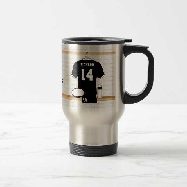 Unique Personalized Rugby Fan mugs (Right)