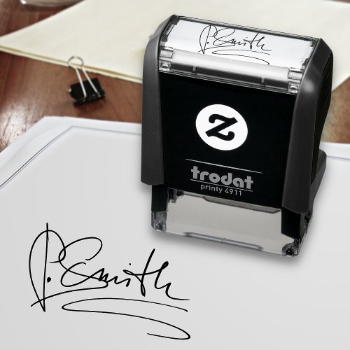 Unique Personalized Signature Self_inking Stamp