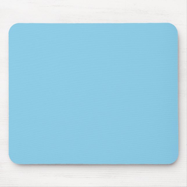 Unique & Personalized Sky Blue Mouse Pad (Front)