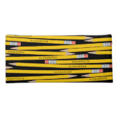 Unique Personalized Yellow Pencils Pencil Case (Back)