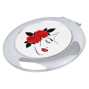 Unique Photo Compact Mirror – Personalized Gift Id