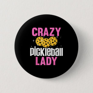 Unique pickleball design for women girls pickle button