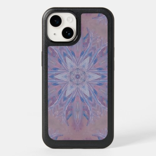 Unique Pink Blue White Abstract OtterBox iPhone 14 Case