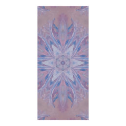 Unique Pink Blue White Abstract Rack Card