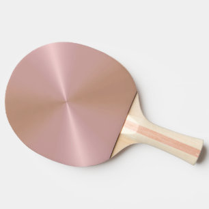 Unique Pink Metallic Pong Table Ping-Pong Paddle