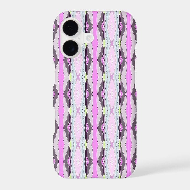 Unique Pink Pattern Iphone Case (Back)