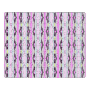 Unique Pink Pattern Jigsaw Puzzle