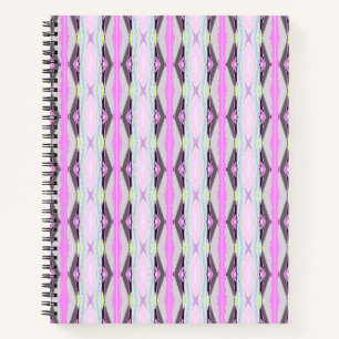 Unique Pink Pattern Notebook