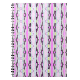 Unique Pink Pattern Notebook