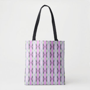 Unique Pink Pattern Tote Bag