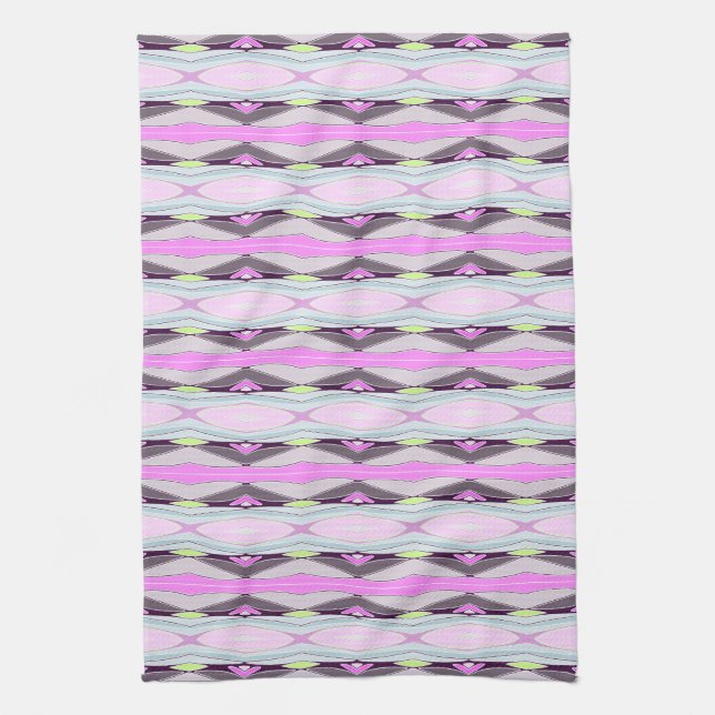 Unique Pink Pattern Towel (Vertical)
