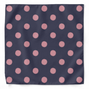 Unique Pink Polka Dot Bandana