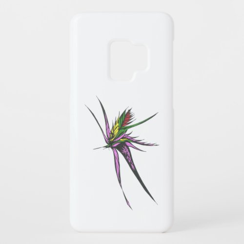 Unique Pink Yellow Green Red Black Abstract Art Case_Mate Samsung Galaxy S9 Case