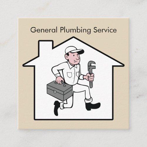 Unique Plumbing Service Business Cards