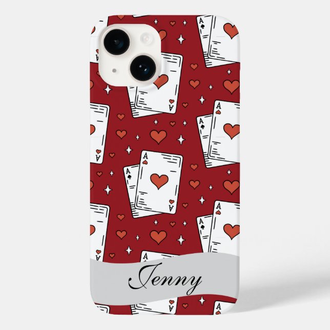 Unique Poker Themed Case-Mate iPhone Case (Back)