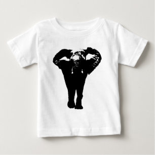 Unique Pop Art Elephant Baby T-Shirt