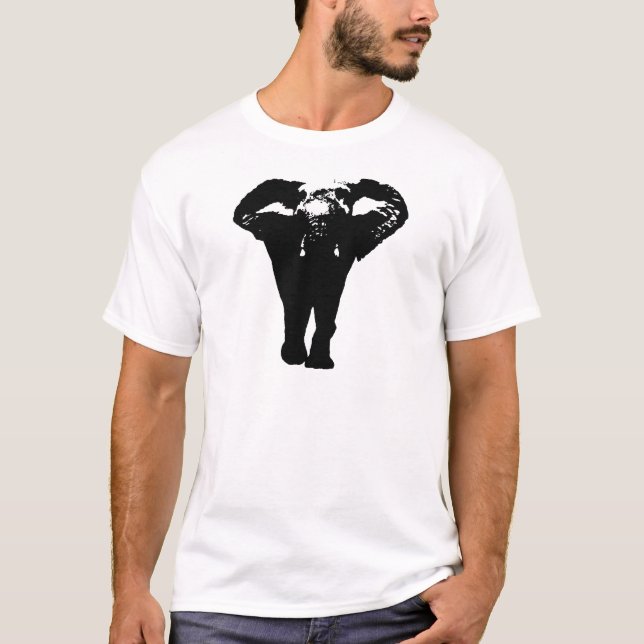 Unique Pop Art Elephant T-Shirt (Front)