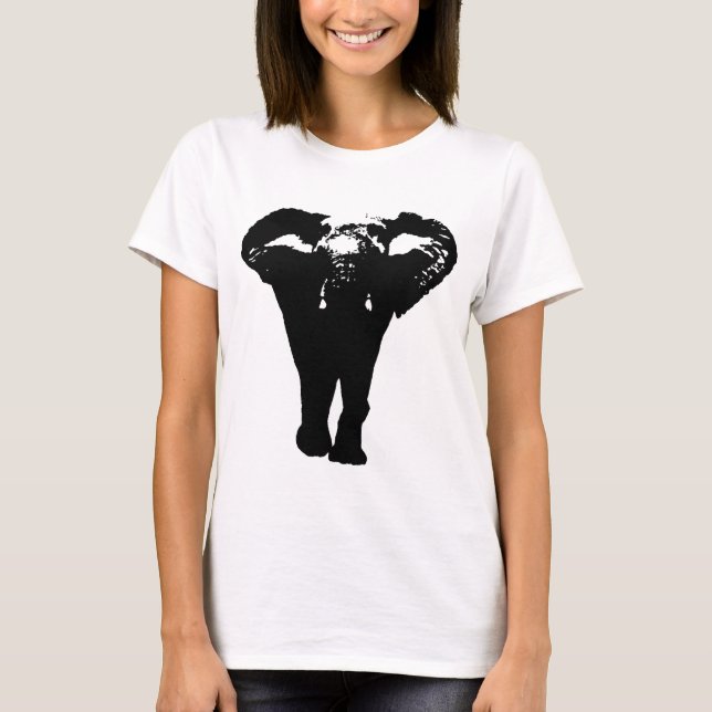 Unique Pop Art Elephant T-Shirt (Front)