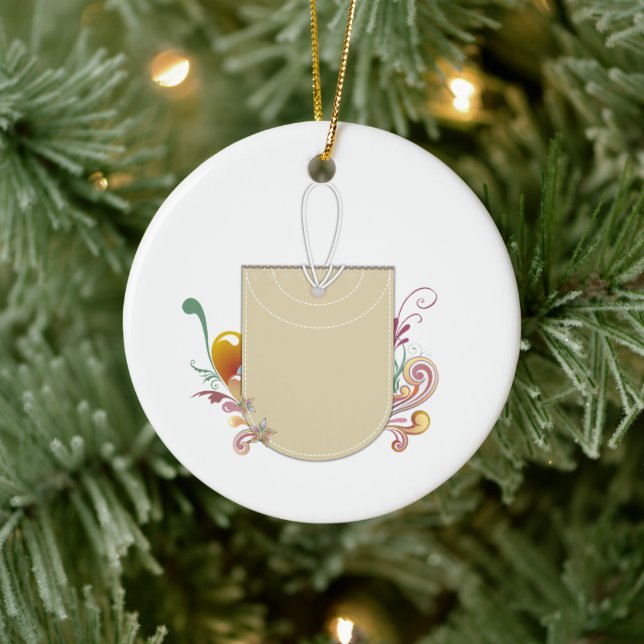 Unique Present for DIY Creators  Ceramic Ornament (Tree)