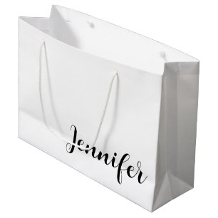 Unique Printed Large Gift Bag with Custom Name