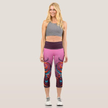 Unique Printed Yoga Pants