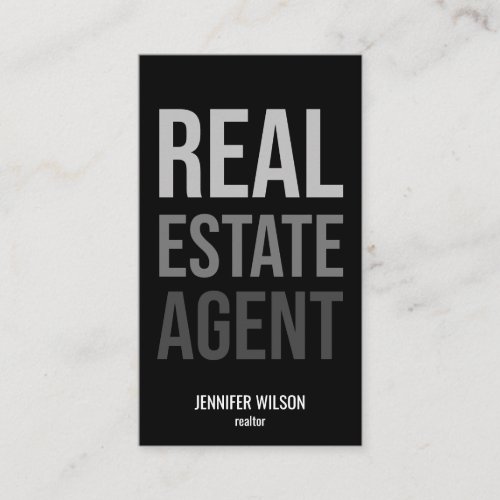 Unique Professional Real Estate Agent Realtor QR Business Card