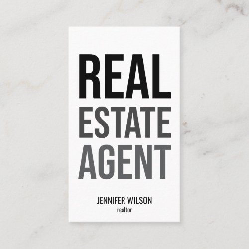 Unique Professional Real Estate Agent Realtor QR Business Card