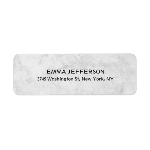 Unique Professional Trendy Grey Feminine Label