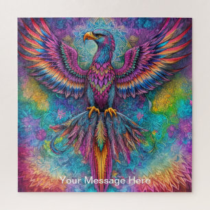 Unique psychedelic & fun personalized jigsaw puzzle
