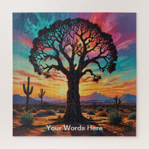 Unique psychedelic & fun personalized jigsaw puzzle